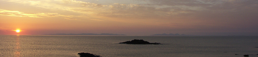 Sunset from Machrihanish on the West Coast of Kintyre
